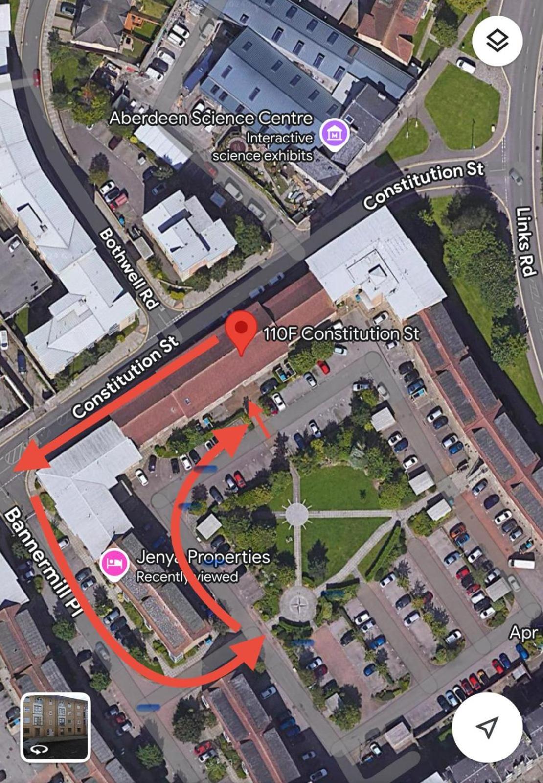Comfortable, Self Contained 2 Double Beds Town Apartment Near Pittodrie Stadium 애버딘 외부 사진